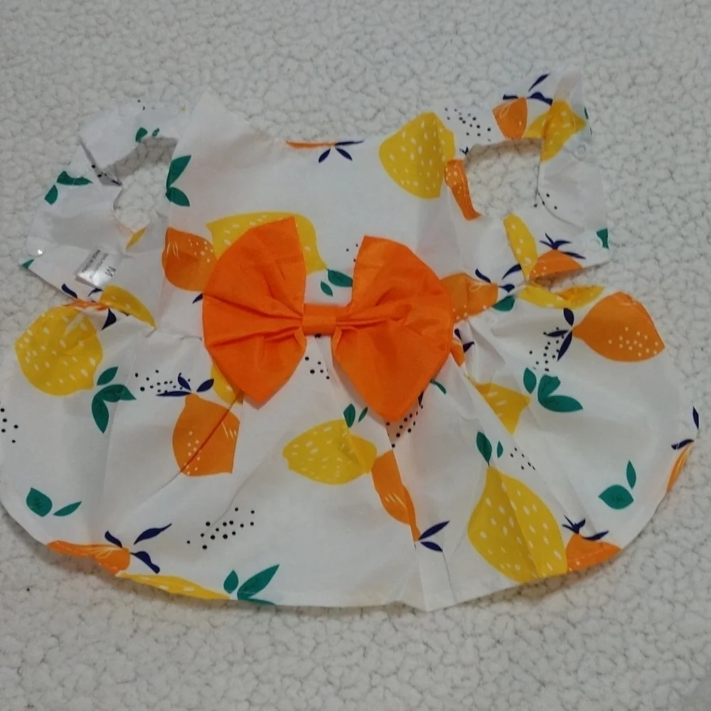 New in Package Small Dog Summer Dress With Bow Size M